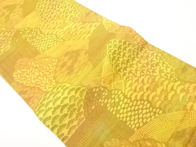 JAPANESE NAGOYA OBI / TSUMUGI / WOVEN PINE